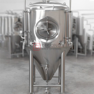 1000-litrowe zbiorniki do fermentacji piwa na sprzedaż Podwójna ścianka i izobaryczne naczynie fermentacyjne z wydmuchiwaniem